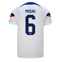 United States Yunus Musah #6 Replica Home Shirt World Cup 2022 Short Sleeve